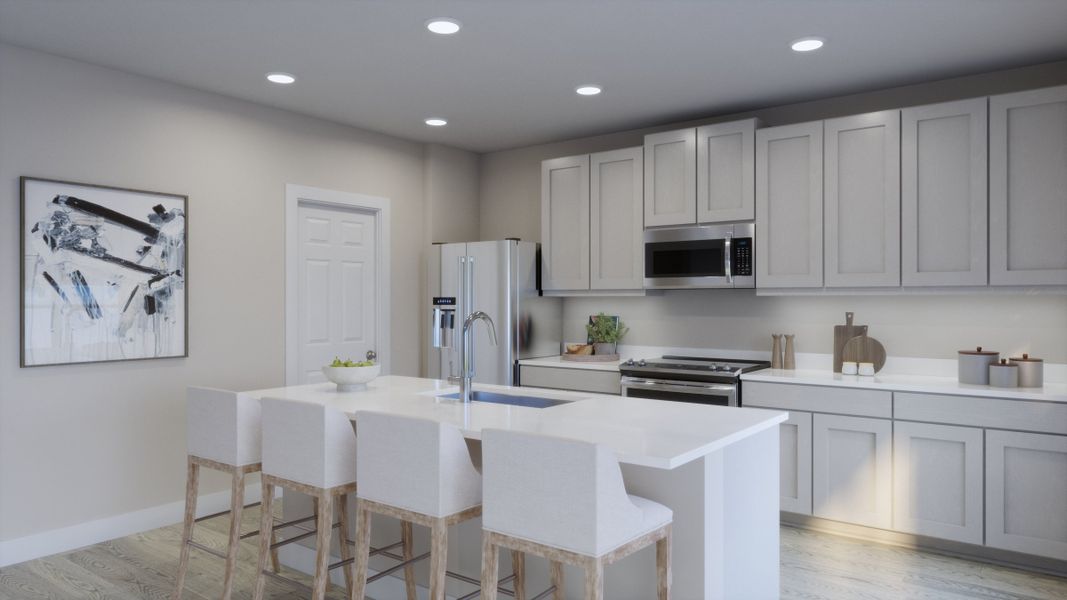 Representative furnished interior of a home built from the Finn by Risewell Homes in Eagletail Landings, Howey-in-the-Hills (Image 7).