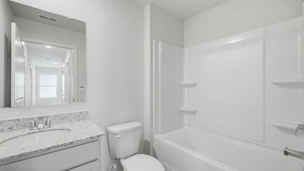 Furnished interior view inside a new home in Oaks at Cedar Grove, Fairburn (Image 7).