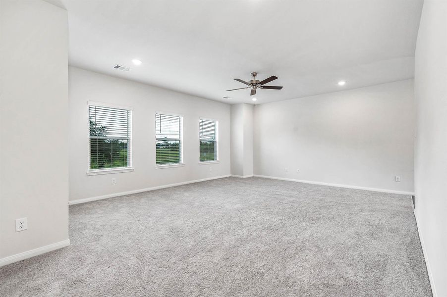 View into the open-concept living space. View into the open-concept living space.