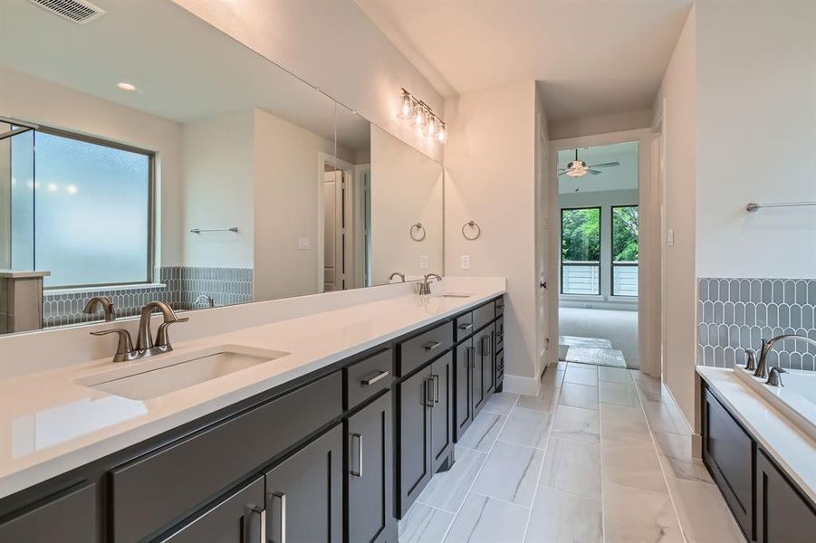 Furnished interior view inside a new home in Treeline, Justin (Image 8). Furnished interior view inside a new home in Treeline, Justin (Image 8).