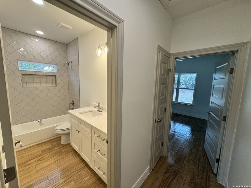 Furnished interior view inside a new home in , Fischer (Image 11).