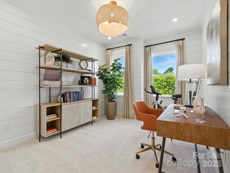 Bedroom 3 or home office, this space is adaptable to your needs. *Model Photos | Actual finishes, structural selections, and orientation may vary. Bedroom 3 or home office, this space is adaptable to your needs. *Model Photos | Actual finishes, structural selections, and orientation may vary.