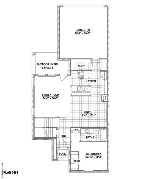 Plan 1461 1st Floor Plan 1461 1st Floor