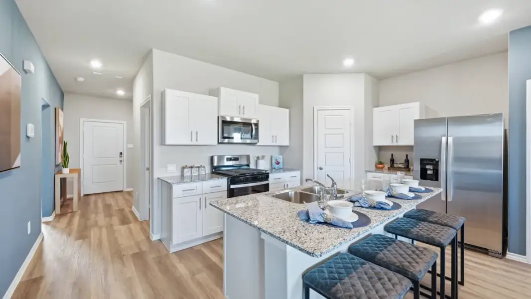 Furnished interior view inside a new home in Longhorn Estates, Fort Worth (Image 6).