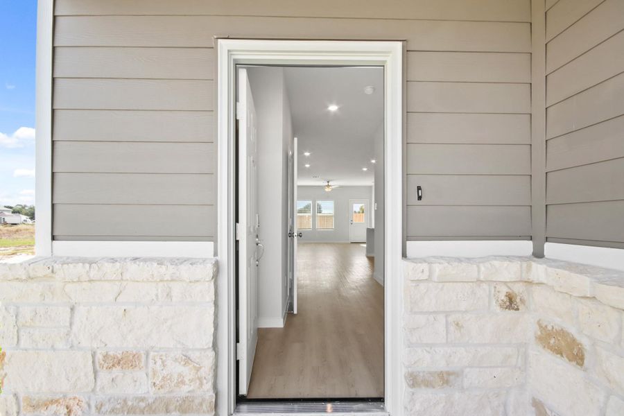 Exterior details and patio area of a home in The Villages at Westpointe, Dayton (Image 3). Exterior details and patio area of a home in The Villages at Westpointe, Dayton (Image 3).
