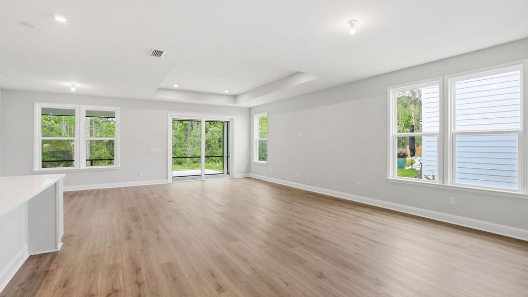 Spacious, unfurnished interior of a new home in Midpoint at New Riverside, Bluffton (Image 20).