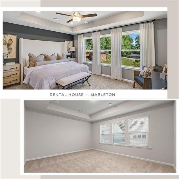 Furnished interior view inside a new home in , Mableton (Image 4). Furnished interior view inside a new home in , Mableton (Image 4).