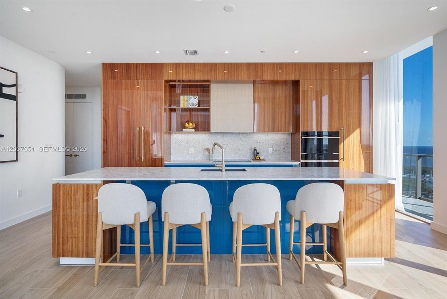 Furnished interior view inside a new home in , Miami (Image 8).