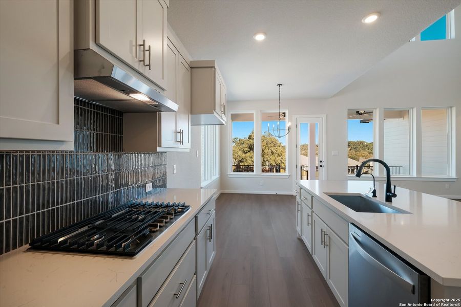 Furnished interior view inside a new home in Meyer Ranch, New Braunfels (Image 11).