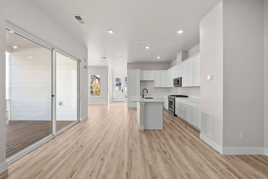 Furnished interior view inside a new home in Trumark Homes at Sterling Ranch, Littleton (Image 6).