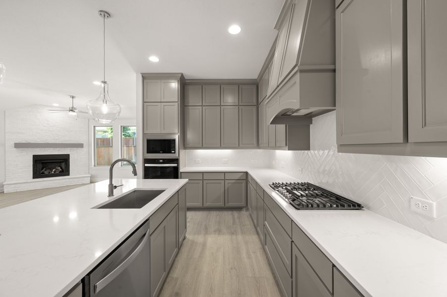 Furnished interior view inside a new home in Bridgewater, Midlothian (Image 9).