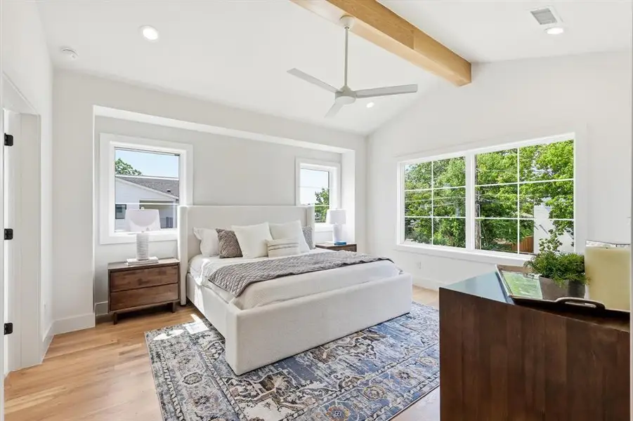 Furnished interior view inside a new home in , Dallas (Image 15).
