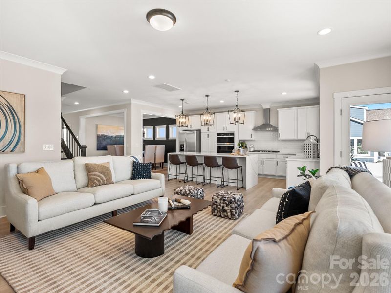 Furnished interior view inside a new home in Stonebridge Fairways, Monroe (Image 17).