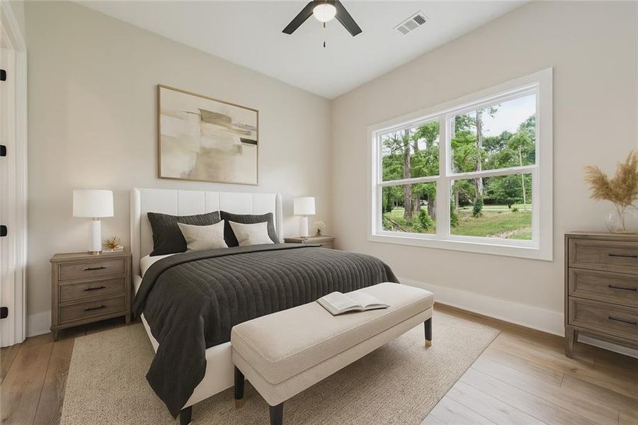 Furnished interior view inside a new home in , Monroe (Image 9). Furnished interior view inside a new home in , Monroe (Image 9).