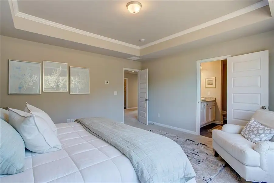 Furnished interior view inside a new home in Sutton’s Landing, Statham (Image 11).