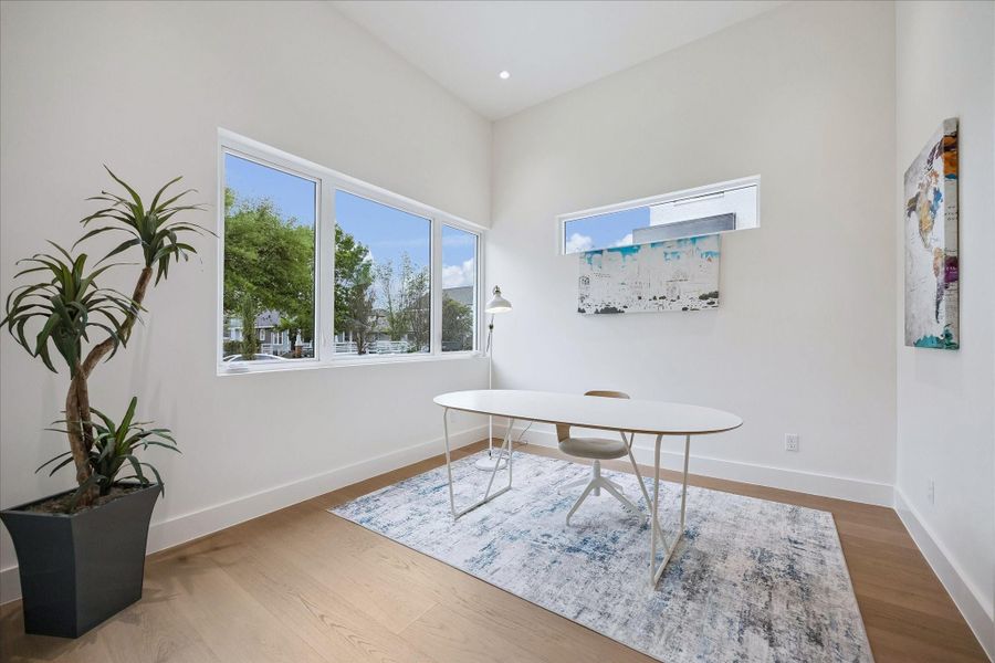 Furnished interior view inside a new home in , Houston (Image 32).