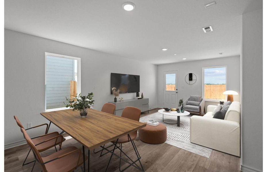 Representative furnished interior of a home built from the Findley by Centex in Vista Real, Converse (Image 6).