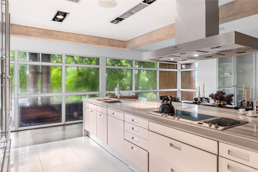Furnished interior view inside a new home in , Miami (Image 15).