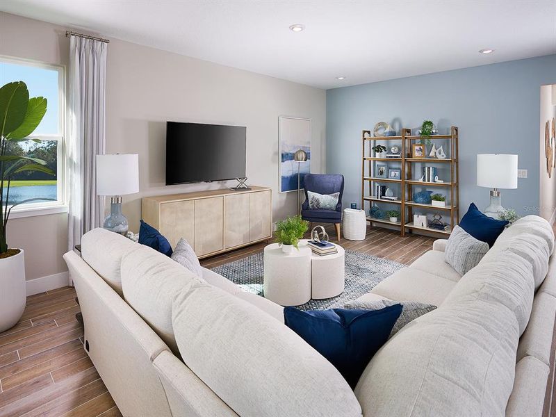 Furnished interior view inside a new home in , Ormond Beach (Image 6).