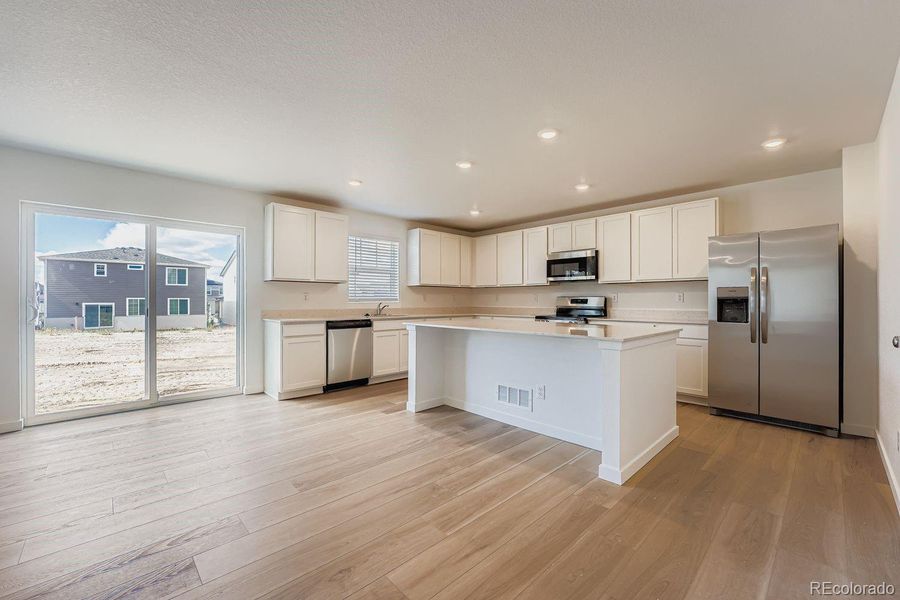 Furnished interior view inside a new home in Green Valley Ranch: The Camden Collection, Aurora (Image 7). Furnished interior view inside a new home in Green Valley Ranch: The Camden Collection, Aurora (Image 7).