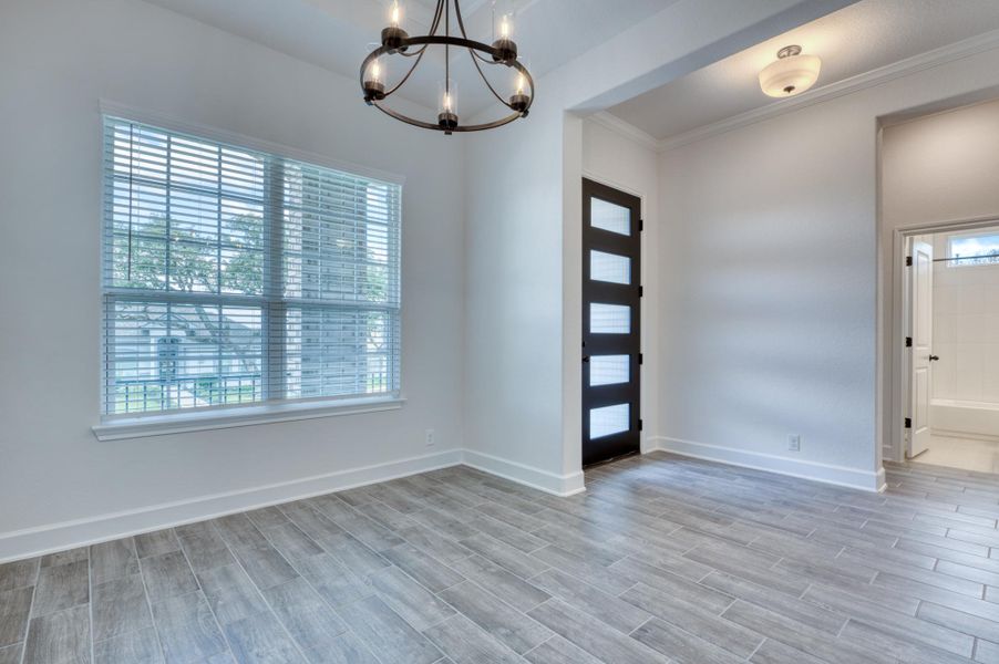 Representative unfurnished interior of a home built from the Carmen by Ashton Woods in Sunday Creek at Kinder Ranch, San Antonio (Image 8). Representative unfurnished interior of a home built from the Carmen by Ashton Woods in Sunday Creek at Kinder Ranch, San Antonio (Image 8).