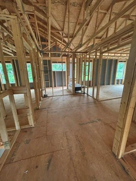 In-progress construction of a new home in Edenglen, Buford, GA (Image 38).