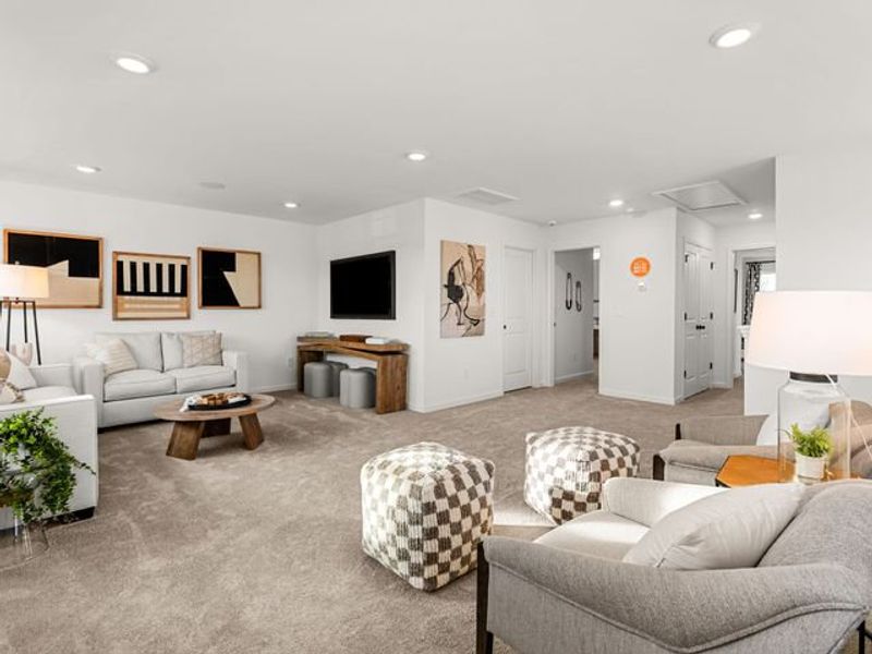 Representative furnished interior of a home built from the Karver TH by True Homes in Harpers Landing Townhomes, Walkertown (Image 11). Representative furnished interior of a home built from the Karver TH by True Homes in Harpers Landing Townhomes, Walkertown (Image 11).