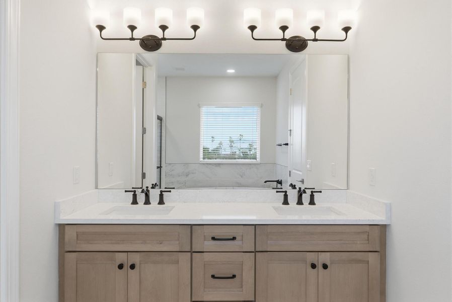 Representative interior finishes for a home built from the Bayview by SeaGate Homes in Beachview Cove, Ormond Beach (Image 52).