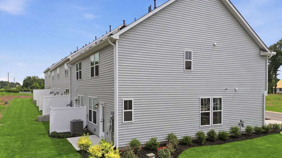 Exclusive DRB Homes exterior of the Churchill Design with balanced proportions and vibrant curb appeal