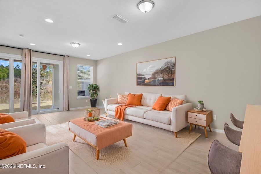 Furnished interior view inside a new home in , St. Augustine (Image 13).