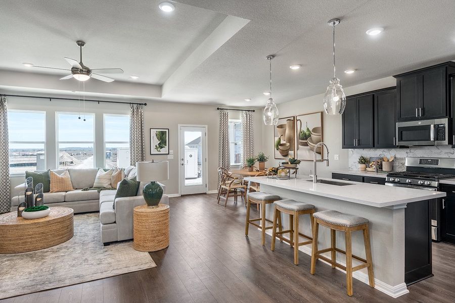 Furnished interior view inside a new home in Lisso, Pflugerville (Image 8).