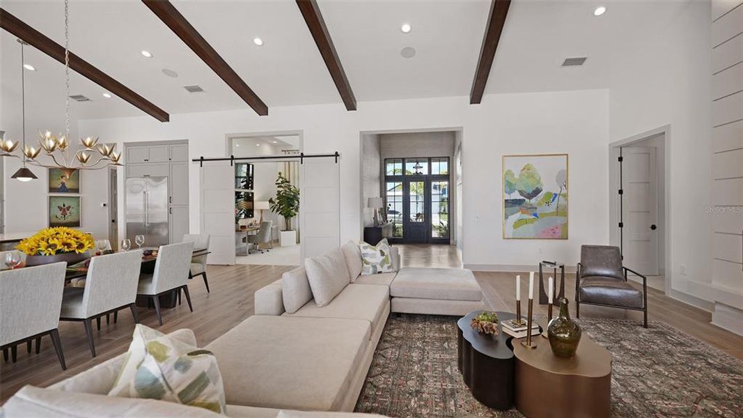 Furnished interior view inside a new home in , Venice (Image 19).