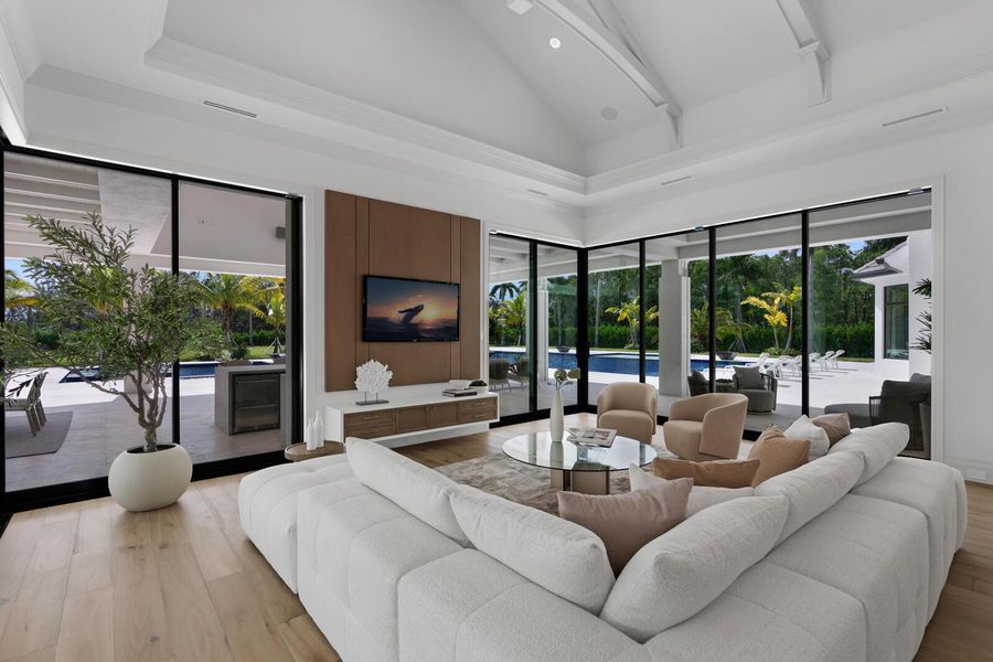 Furnished interior view inside a new home in , Palm Beach Gardens (Image 11).