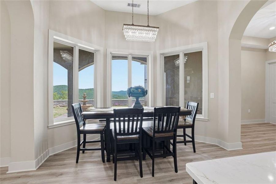 Furnished interior view inside a new home in , Clarkesville (Image 9).