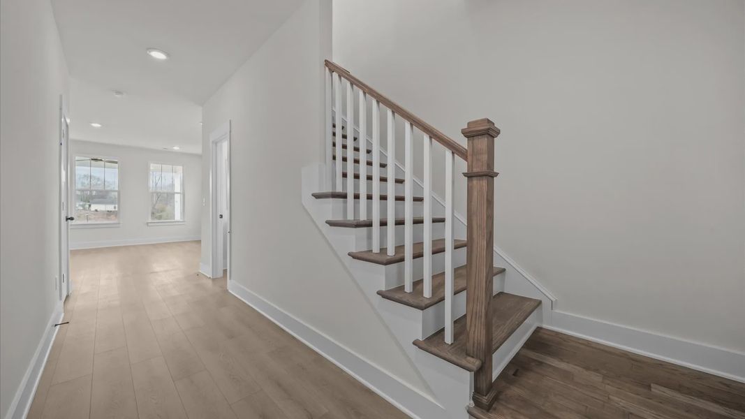 Representative furnished interior of a home built from the Beramont by DRB Homes in Pleasant Falls, Moore (Image 7).