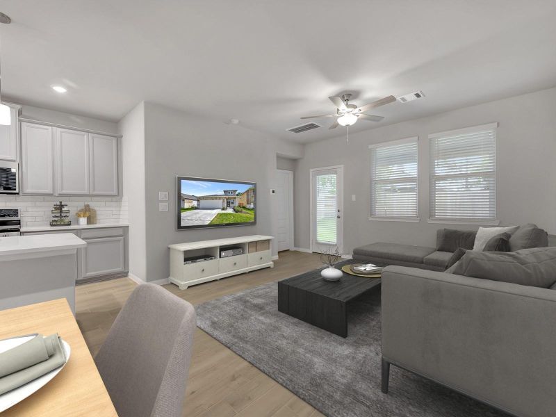 Photo is not of the actual home, but is an inspirational photo of builder’s model home and may depict options, furnishings, and/or decorator features that are not included Photo is not of the actual home, but is an inspirational photo of builder’s model home and may depict options, furnishings, and/or decorator features that are not included