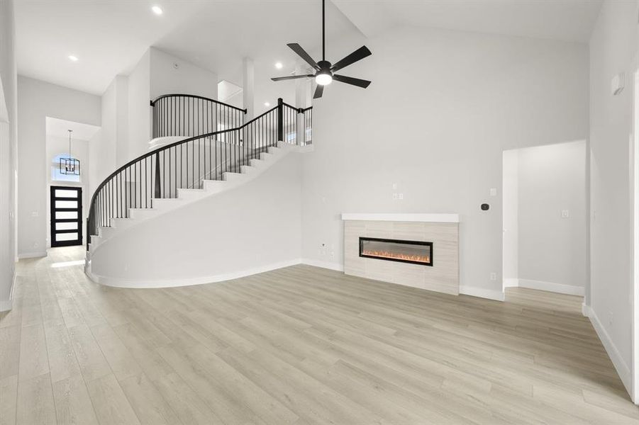 Spacious, unfurnished interior of a new home in Westside Preserve, Midlothian (Image 22).