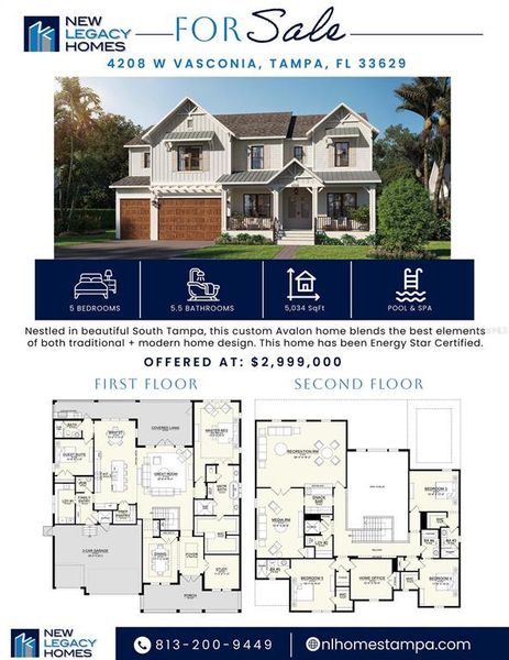 2D floor plan layout of this home in , Tampa, FL (Image 7).