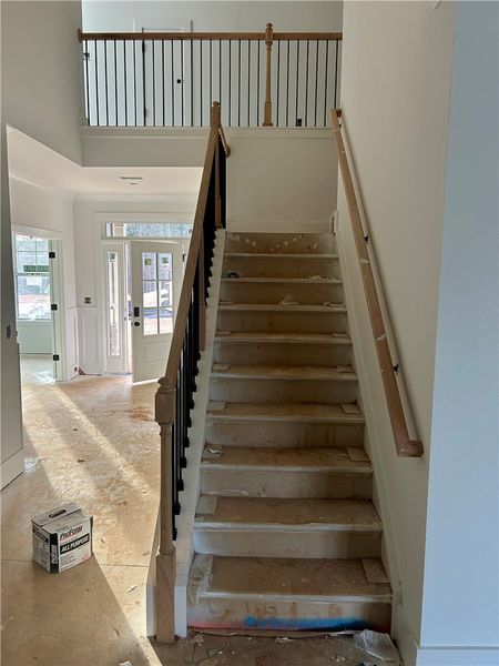 In-progress construction of a new home in Edwards Ridge, Central, SC (Image 17).