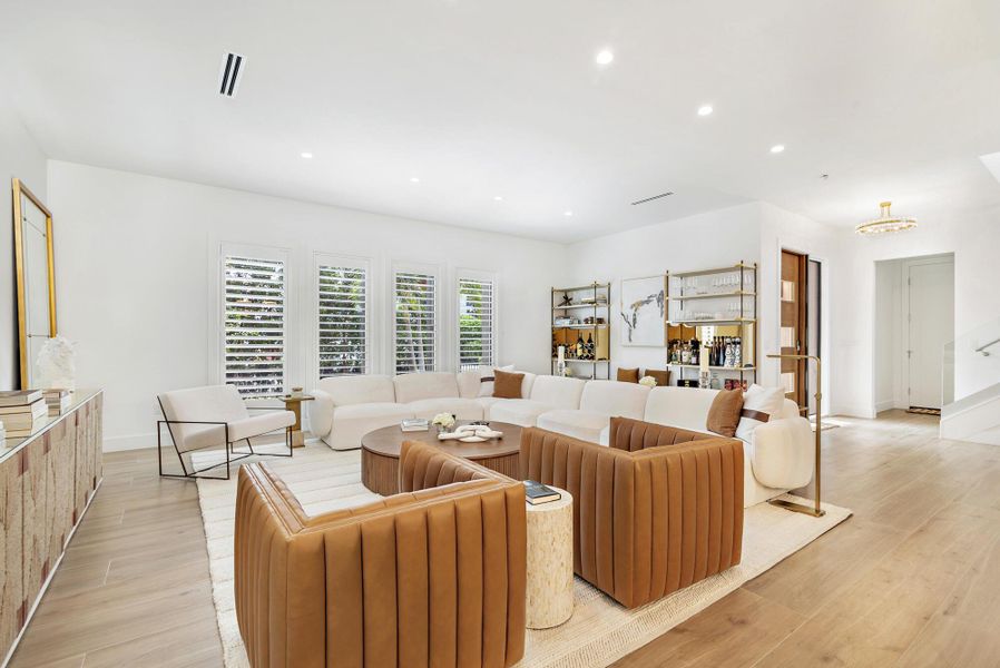 Furnished interior view inside a new home in , West Palm Beach (Image 21).