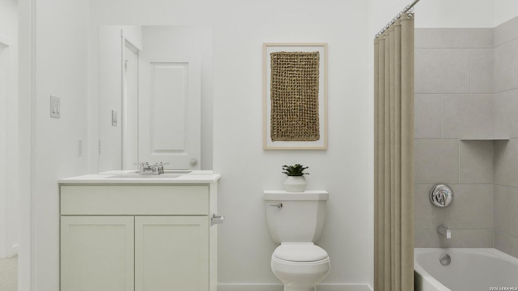 Furnished interior view inside a new home in Navarro Ranch, Seguin (Image 30).