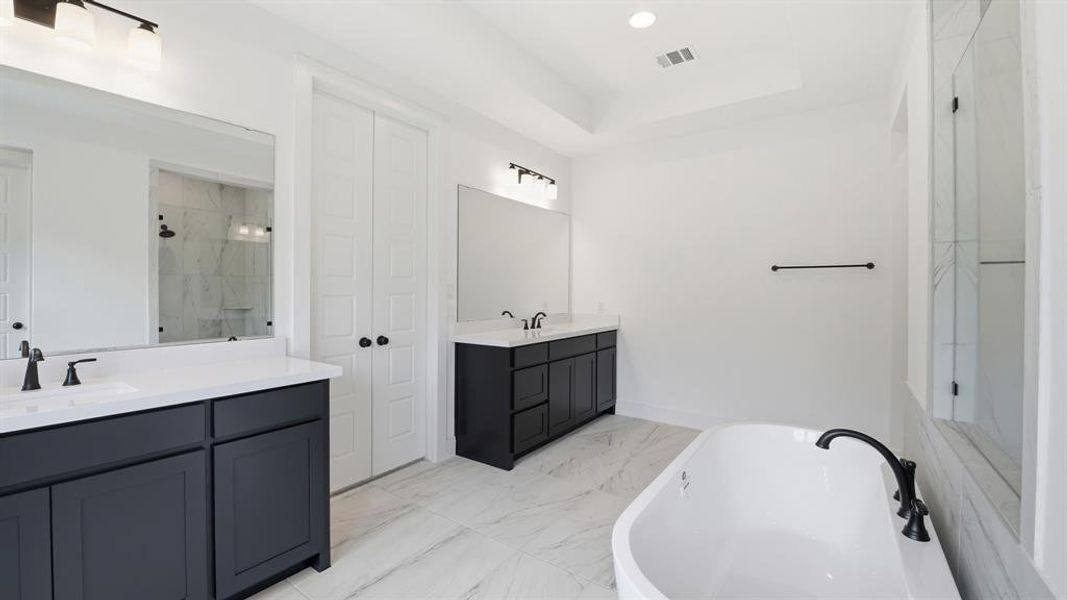 Furnished interior view inside a new home in The Parks at Wilson Creek, Celina (Image 13).