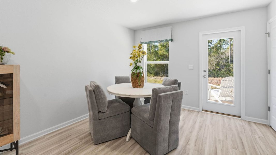 Representative furnished interior of a home built from the The Celeste by D.R. Horton in Chateau Nemours, Port Saint Joe (Image 14).