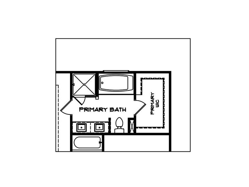 2D floor plan layout of this home in , Covington, GA (Image 4).