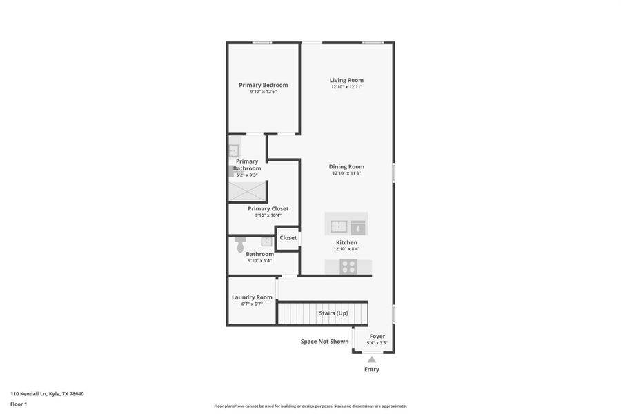 2D floor plan layout of this home in , Maxwell, TX (Image 5).