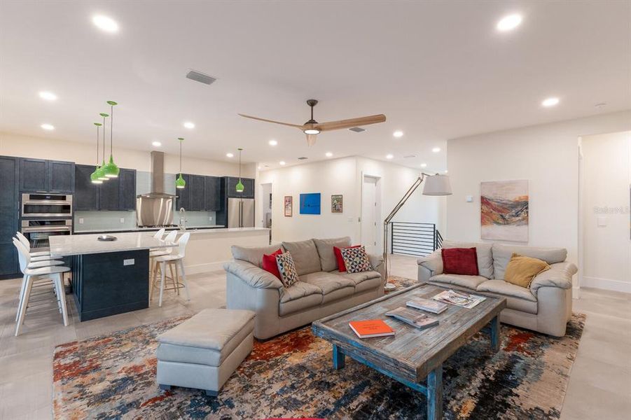Furnished interior view inside a new home in , Longboat Key (Image 13).