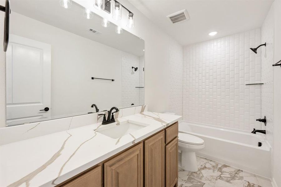 Furnished interior view inside a new home in Mockingbird Heights, Midlothian (Image 16).