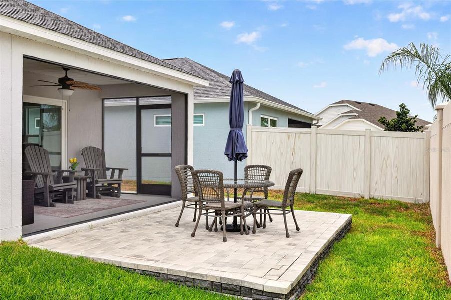 Exterior details and patio area of a home in , The Villages (Image 23).