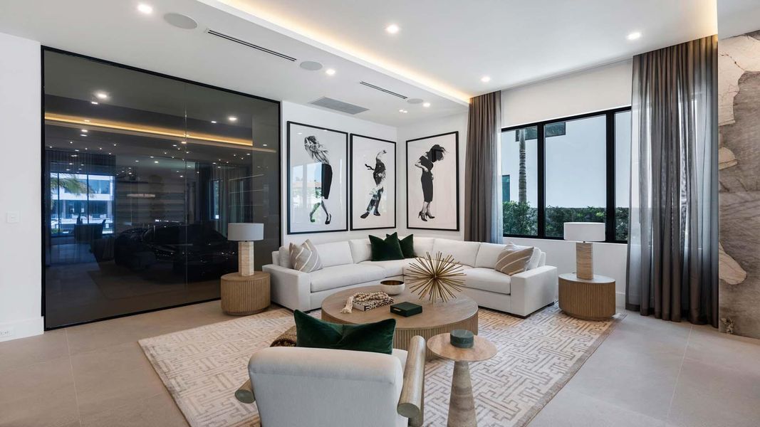 Furnished interior view inside a new home in , Boca Raton (Image 23).