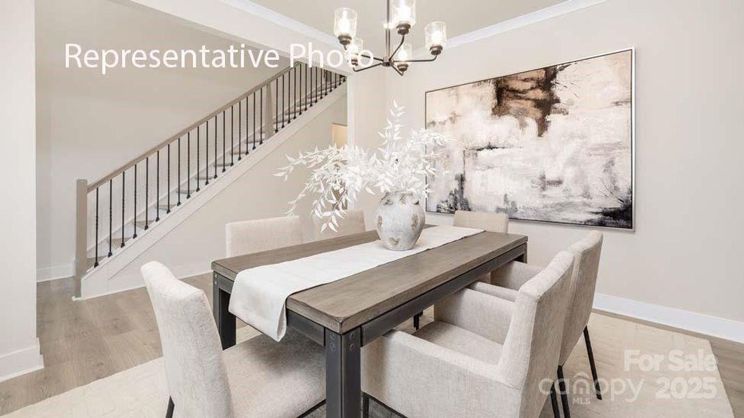 Furnished interior view inside a new home in Sanctuary at Southgate, Indian Trail (Image 14).